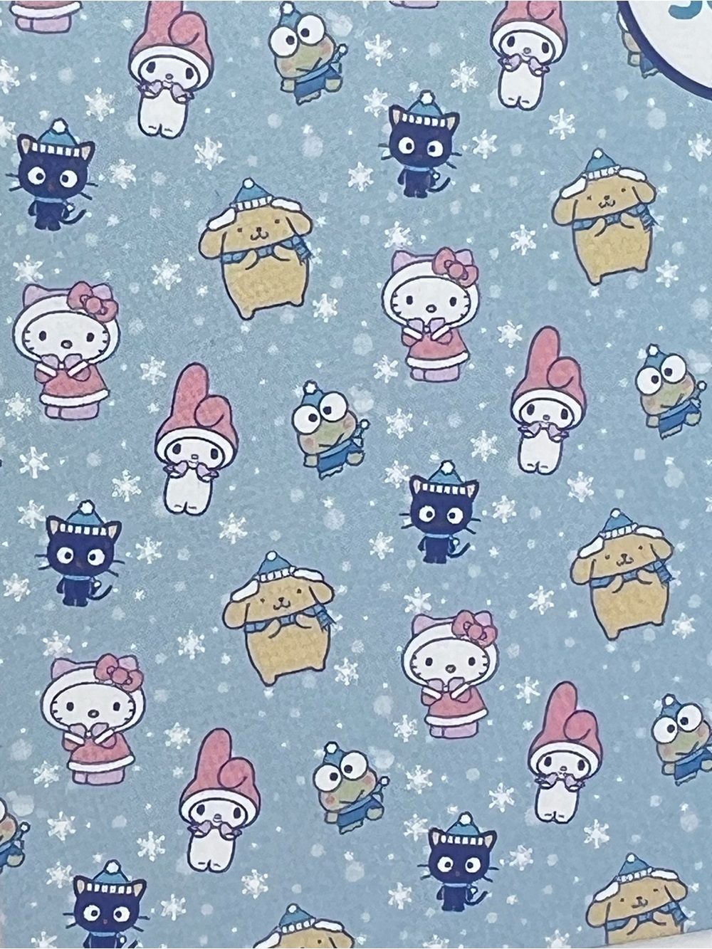 HELLO KITTY AND FRIENDS WINTER PLUSH THROW BLANKET